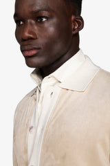 Blazer in maglia bimaterico corda-Dan John