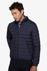 Piumino full zip trapuntato blu-Dan John