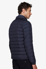 Piumino full zip trapuntato blu-Dan John