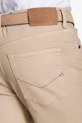 Pantaloni 5 tasche beige-Dan John