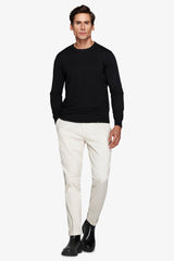 Maglia girocollo basic nero-Dan John