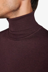 Maglia dolcevita basic bordeaux-Dan John