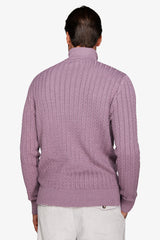 Maglia dolcevita a trecce cipolla-Dan John