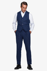 Gilet effetto flanella gessato avion-Dan John