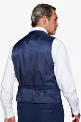 Gilet effetto flanella gessato avion-Dan John