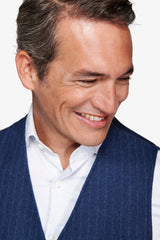 Gilet effetto flanella gessato avion-Dan John
