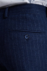 Pantaloni effetto flanella gessati avion-Dan John