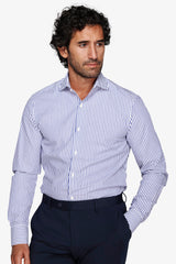 Camicia a righe royal slim-Dan John