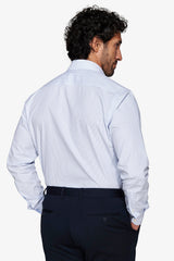 Camicia micro righe azzurra-Dan John