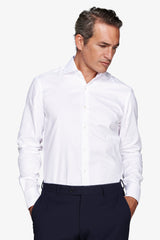 Camicia oxford bianca slim-Dan John