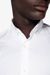 Camicia oxford button down bianca-Dan John