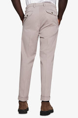Pantaloni cavalry grigio chiaro-Dan John