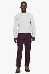 Maglia half zip grigio chiaro-Dan John