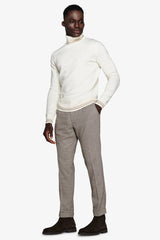 Maglia dolcevita lambswool panna DNJ-Dan John