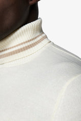 Maglia dolcevita lambswool panna DNJ-Dan John