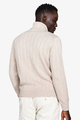 Maglia dolcevita treccia corda-Dan John