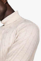 Maglia dolcevita treccia corda-Dan John