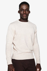Maglia girocollo mouline' corda-Dan John
