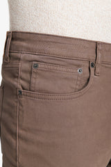 Pantaloni 5 tasche taupe-Dan John