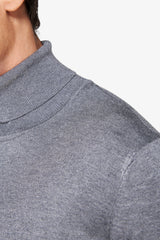 Maglia dolcevita basic grigio-Dan John