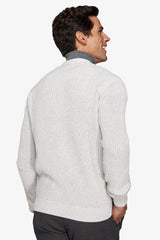 Cardigan costa inglese grigio chiaro-Dan John