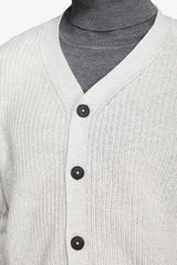 Cardigan costa inglese grigio chiaro-Dan John