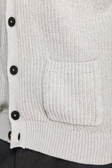 Cardigan costa inglese grigio chiaro-Dan John