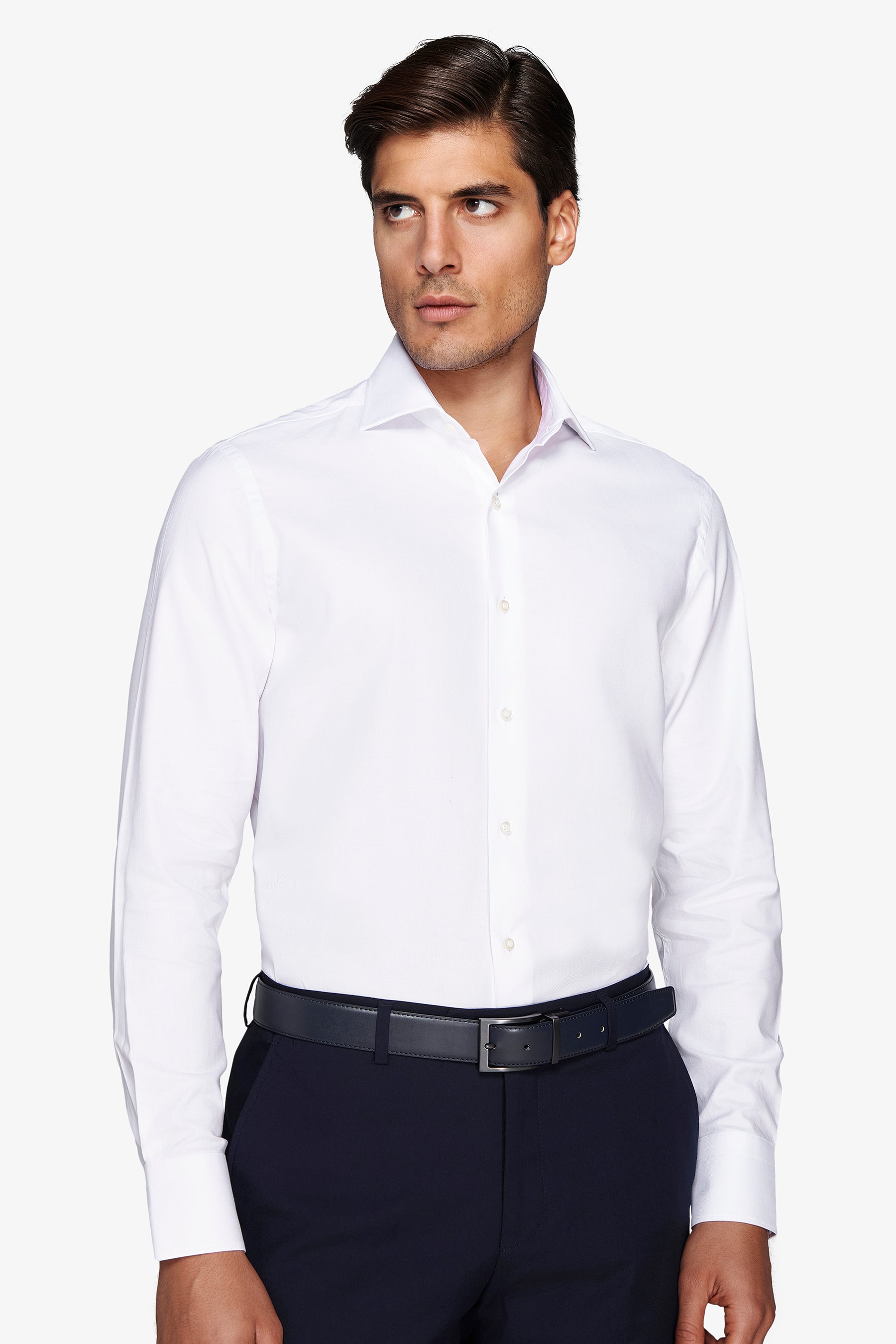 Camicia oxford bianca-Dan John