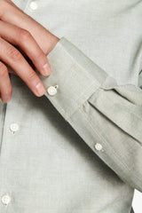 Camicia effetto flanella verde-Dan John