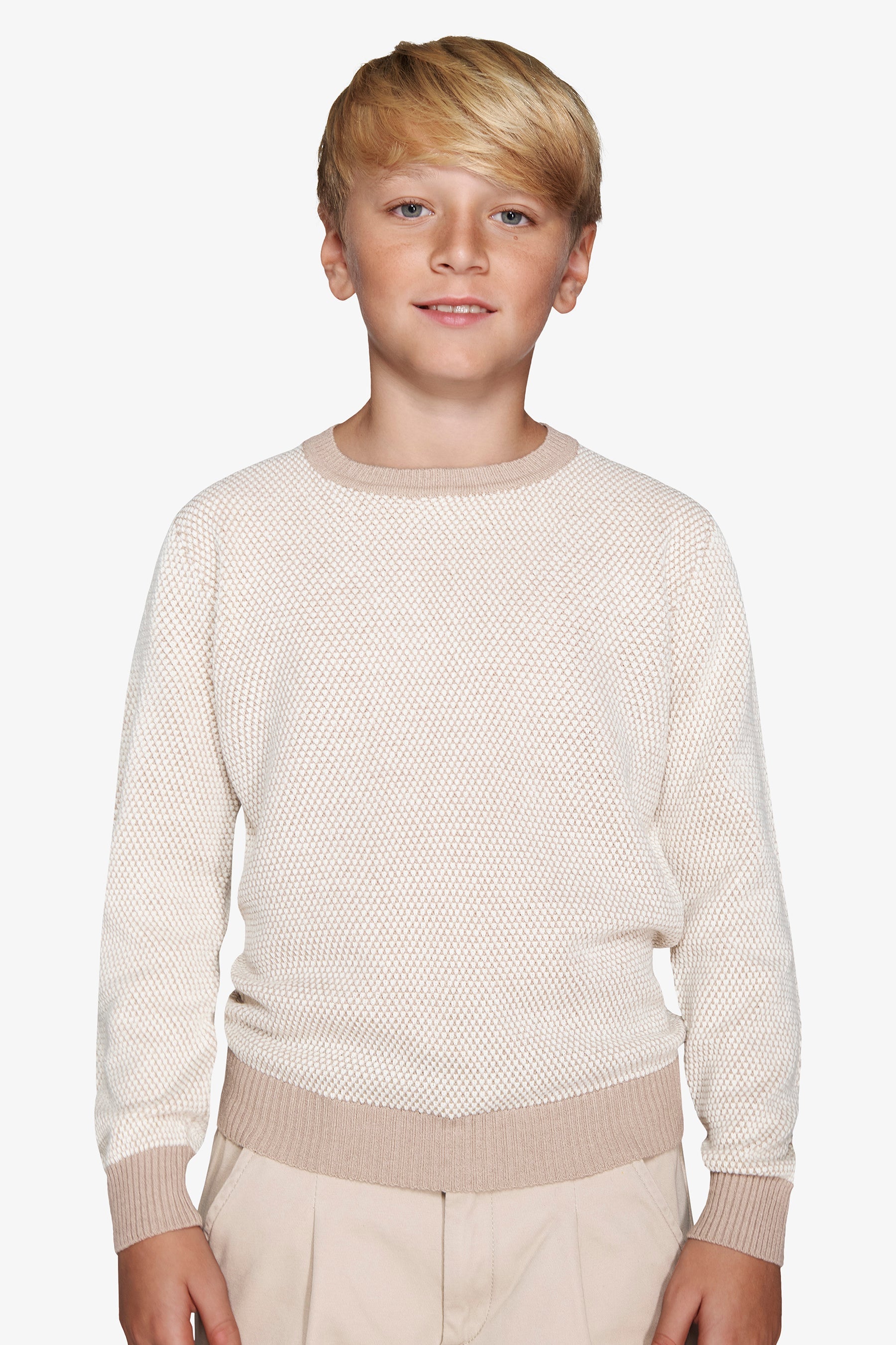 Maglia girocollo chicco di riso corda Kids-Dan John