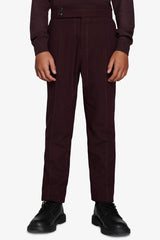 Pantaloni gessati bordeaux Kids-Dan John