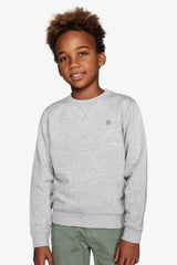 Felpa girocollo basic grigio chiaro Kids-Dan John