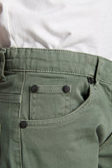 Pantaloni 5 tasche verde Kids-Dan John