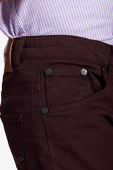 Pantaloni 5 tasche bordeaux Kids-Dan John