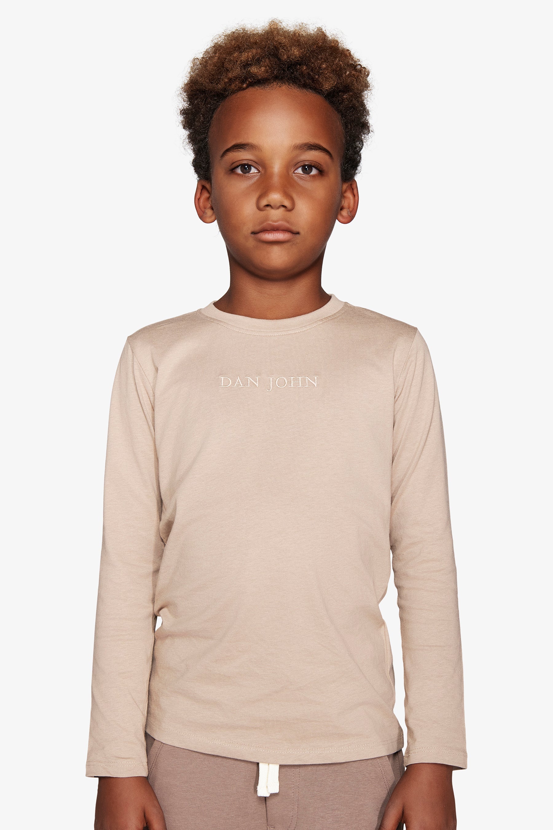 T-shirt con ricamo corda Kids-Dan John