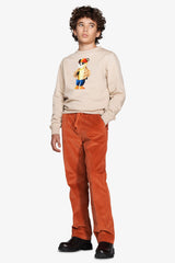 Felpa girocollo con stampa corda Kids-Dan John