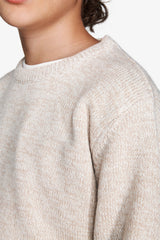 Maglia girocollo mouline' corda Kids-Dan John