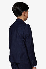 Giacca effetto denim blu scuro Kids-Dan John