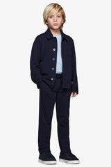 Overshirt jersey blu Kids-Dan John