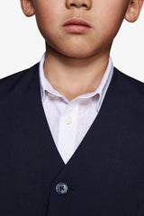 Gilet classico blu Kids-Dan John