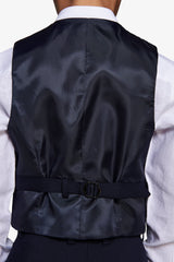 Gilet classico blu Kids-Dan John