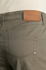 Pantaloni 5 tasche gabardina verdi-Dan John