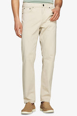 Pantaloni 5 tasche gabardina sabbia-Dan John