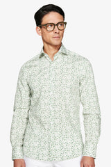 Camicia fantasia floreale salvia-Dan John