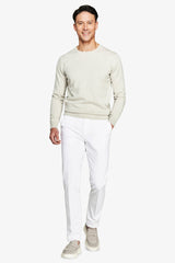 Maglia girocollo basic in cotone grigia-Dan John