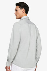 Camicia piquet grigia-Dan John
