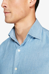 Camicia denim lavaggio chiaro-Dan John