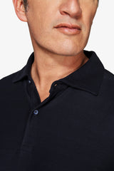 Polo jersey armaturata blu-Dan John