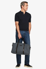 Polo in maglia basic in cotone blu-Dan John