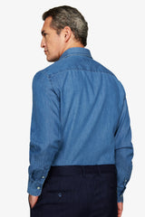 Chambray denim shirt